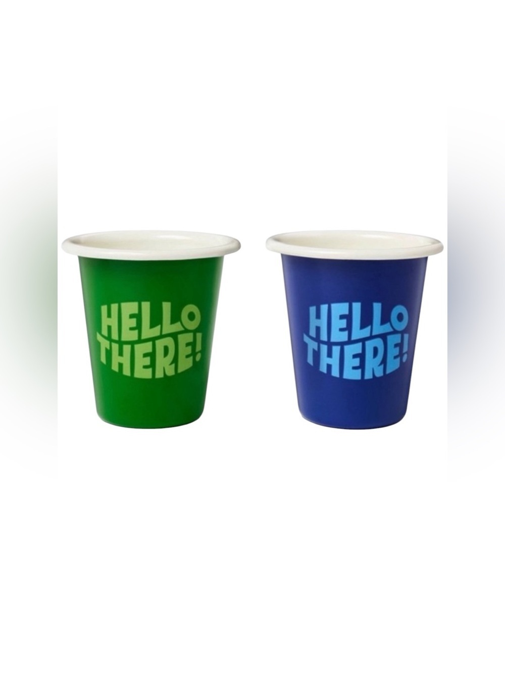 Tabitha Brown X Target (2) 2pk Hello There 12oz Enameled Metal Tumbler Sets 12oz